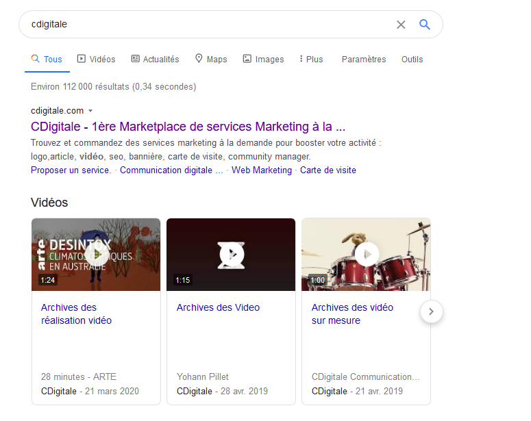 cdigitale vidéos
