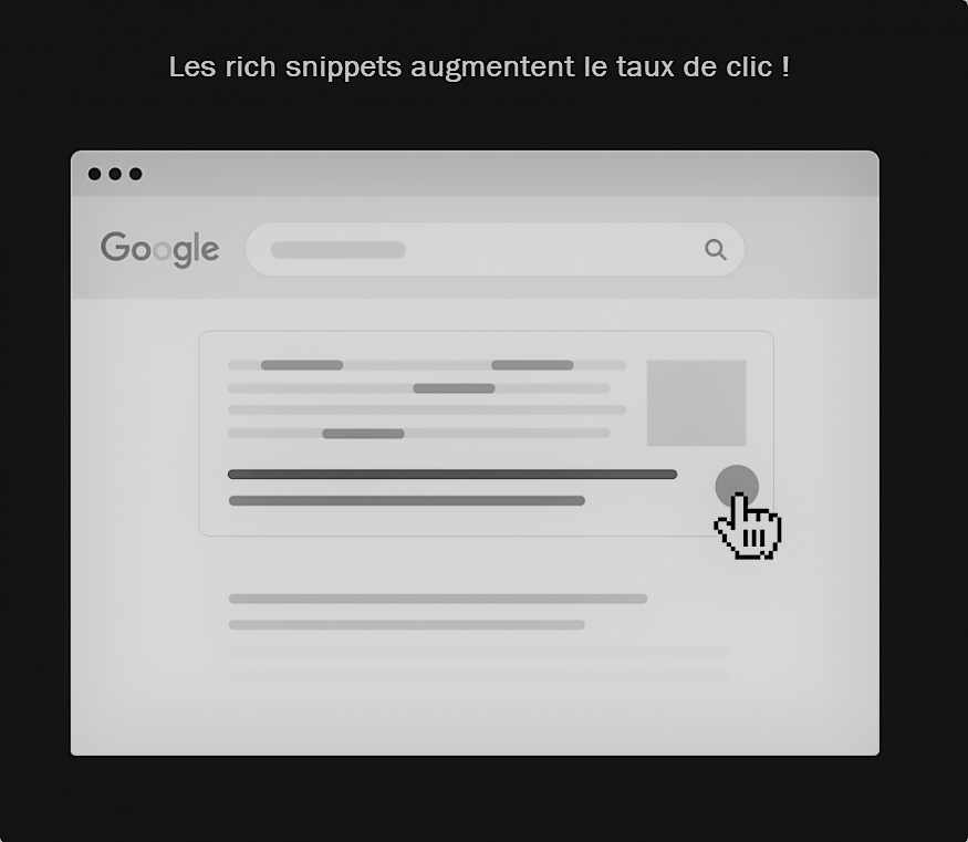 les rich snippets augmentent le taux de clic