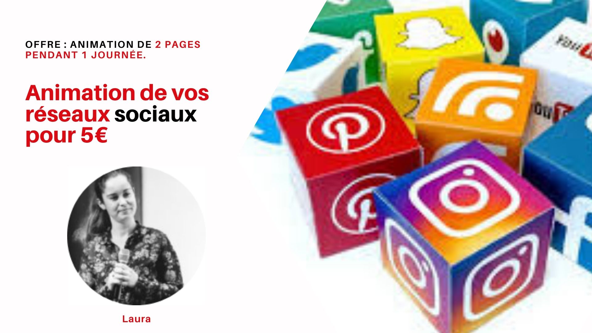 Animation de vos pages sur les réseaux sociaux 📱 Forfait