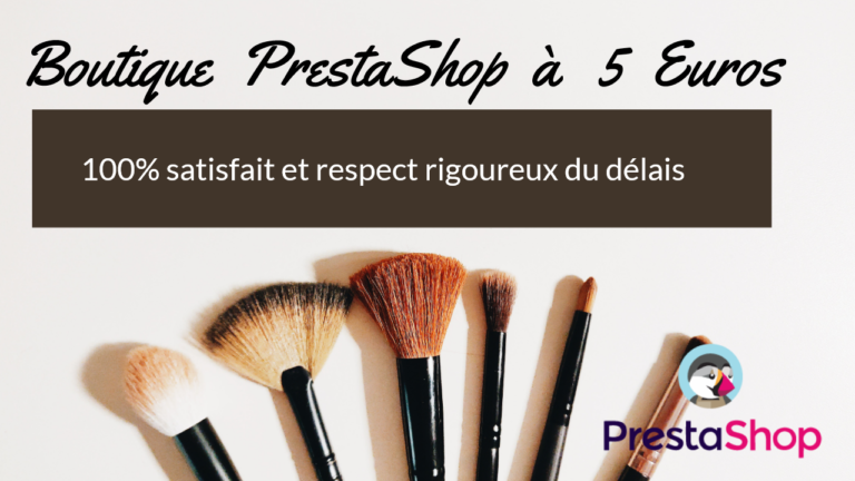 créer une boutique prestashop